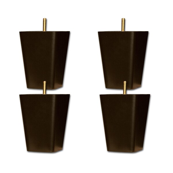 Osborne Wood Products 5x3 3/4 Sofa Legs with bolt with Dark Finish i PK 40400DWRW Zoro